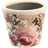 Clayre & Eef 6CE1409XS Maceta de interior rosa Ø 8x7 cm