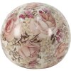 Clayre & Eef 6CE1412M Bola Deco Rosa Ø 9x8 cm