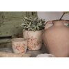 Clayre & Eef 6CE1421S Maceta de interior rosa, beige Ø 11x10 cm
