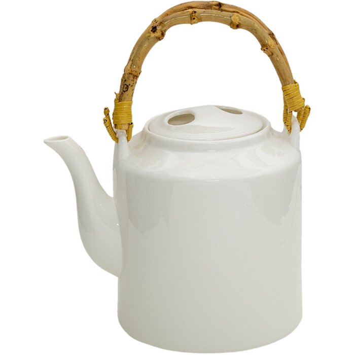 Clayre & Eef 6CETE0096 Tetera Blanca 1500 ml