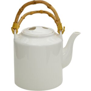 Clayre & Eef 6CETE0096 Tetera Blanca 1500 ml