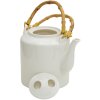 Clayre & Eef 6CETE0096 Tetera Blanca 1500 ml