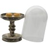 Clayre & Eef 6GL3011L Campana de vidrio gris Ø 21x49 cm