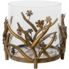 Clayre & Eef 6GL3060 Farol color oro Ø 33x28 cm
