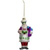 Clayre & Eef 6GL3325 Colgante Bisutería Papá Noel Multicolor 8x6x17 cm