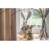 Clayre & Eef 6GL3332 Portavelas de Cristal Blanco Ø 8x7 cm