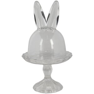 Clayre & Eef 6GL3377 Campana de vidrio transparente...