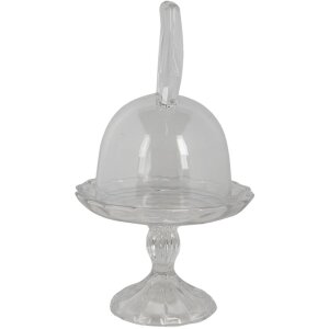 Clayre & Eef 6GL3377 Campana de vidrio transparente...
