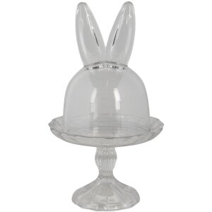 Clayre & Eef 6GL3377 Campana de vidrio transparente Ø 14x23 cm