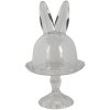 Clayre & Eef 6GL3377 Campana de vidrio transparente Ø 14x23 cm