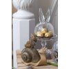 Clayre & Eef 6GL3377 Campana de vidrio transparente Ø 14x23 cm