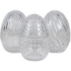 Clayre & Eef 6GL3383 Bombonera con tapa Huevo Transparente Ø 9x12 cm