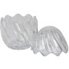 Clayre & Eef 6GL3384 Bombonera con Tapa Huevo Transparente Ø 9x12 cm