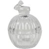 Clayre & Eef 6GL3393 Bombonera con Tapa Conejo Transparente 8x8x11 cm