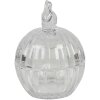 Clayre & Eef 6GL3393 Bombonera con Tapa Conejo Transparente 8x8x11 cm