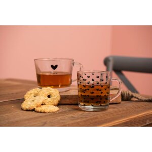 Clayre & Eef 6GL3518 Vaso de Té Transparente 250 ml