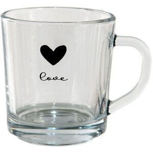 Clayre & Eef 6GL3709 Vaso de Té Transparente...