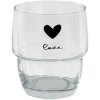 Clayre & Eef 6GL3712 Vaso de Agua Transparente Ø 8x9 cm - 100 ml
