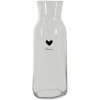 Clayre & Eef 6GL3807 Jarra Transparente Ø 9x25 cm - 1000 ml