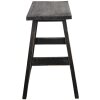 Clayre & Eef 6H2057 Taburete Decorativo Negro 42x29x43 cm