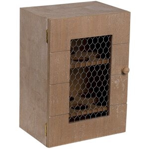 Clayre & Eef 6H2061 Huevera Marrón 17x12x24 cm
