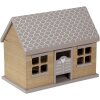 Clayre & Eef 6H2068 Huevera Cottage Marrón 23x13x18 cm