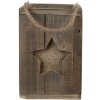 Clayre & Eef 6H2086 Farol Marrón 19x19x28 cm