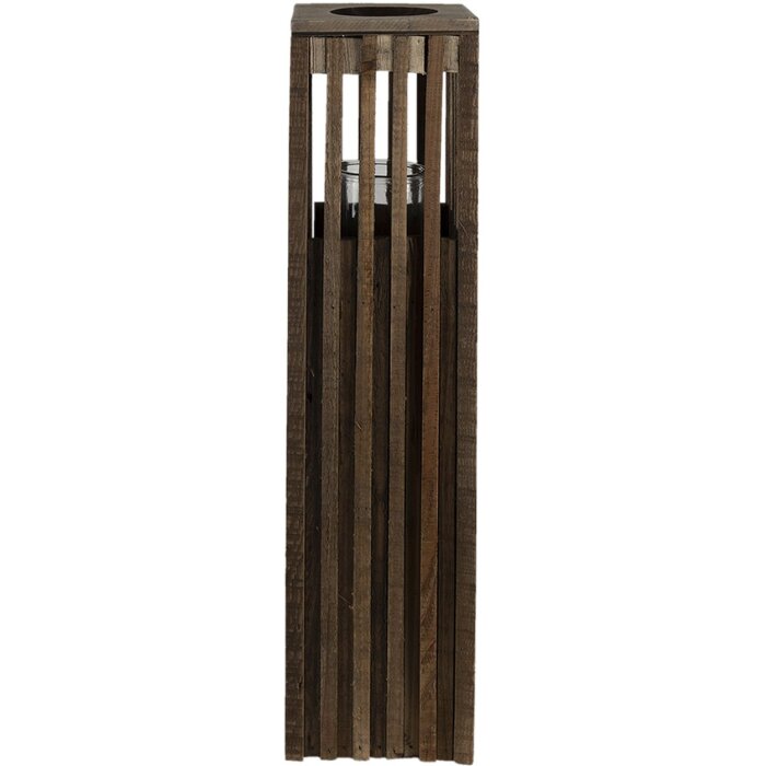 Clayre & Eef 6H2087 Farol Marrón 14x14x54 cm