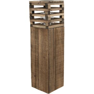 Clayre & Eef 6H2088 Farol Marrón 14x14x52 cm