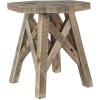 Clayre & Eef 6H2094 Mesa Jardinera Marrón 22x22x25 cm