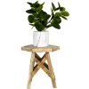 Clayre & Eef 6H2094 Mesa Jardinera Marrón 22x22x25 cm