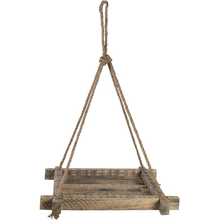 Clayre & Eef 6H2095 Maceta Colgante Marrón 36x36 cm