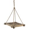 Clayre & Eef 6H2095 Maceta Colgante Marrón 36x36 cm
