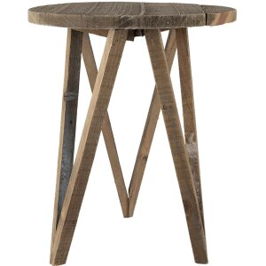 Clayre & Eef 6H2101 Mesa jardinera marrón Ø 30x36 cm