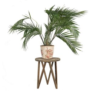 Clayre & Eef 6H2101 Mesa jardinera marrón Ø 30x36 cm