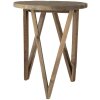 Clayre & Eef 6H2101 Mesa jardinera marrón Ø 30x36 cm