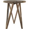 Clayre & Eef 6H2101 Mesa jardinera marrón Ø 30x36 cm
