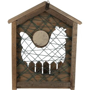 Clayre & Eef 6H2102 Cesta de almacenaje marrón 32x12x40 cm