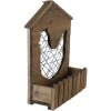 Clayre & Eef 6H2102 Cesta de almacenaje marrón 32x12x40 cm