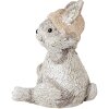 Clayre & Eef 6PR3493 Conejo Decorativo Gris 11x9x13 cm