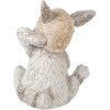 Clayre & Eef 6PR3493 Conejo Decorativo Gris 11x9x13 cm