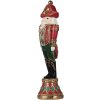 Clayre & Eef 6PR3525 Decoración de Navidad Rojo 10x10x36 cm