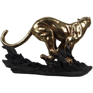 Clayre & Eef 6PR4765 Deco Leopardo Dorado 39x13x24 cm