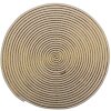 Clayre & Eef 6RO0530 Mantel Individual Ratán Blanco Ø 51x1 cm