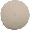 Clayre & Eef 6RO0530 Mantel Individual Ratán Blanco Ø 51x1 cm