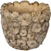 Clayre & Eef 6TE0359L Macetero Interior Gris Ø 16x15 cm