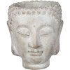 Clayre & Eef 6TE0364L Macetero Interior Buda Gris 15x14x17 cm
