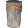 Clayre & Eef 6TE0365L Maceta Interior Gris Ø 14x23 cm