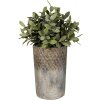 Clayre & Eef 6TE0366 Maceta de interior Gris Ø 24x39 cm