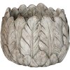 Clayre & Eef 6TE0368M Macetero Interior Gris Ø 19x16 cm